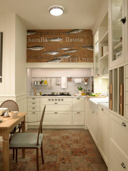 Recuperando el valor de lo antiguo, hoy, DEULONDER arquitectura domestica DEULONDER arquitectura domestica Kitchen