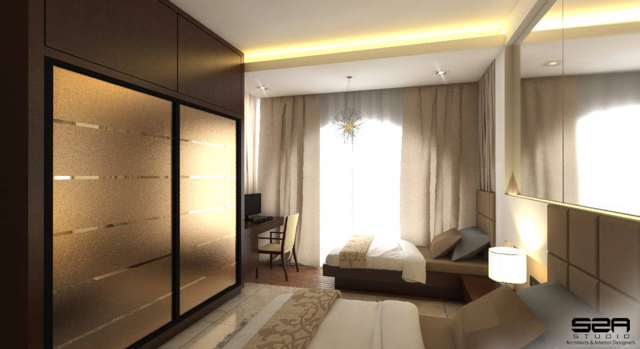 Residential, S2A studio S2A studio Modern style bedroom