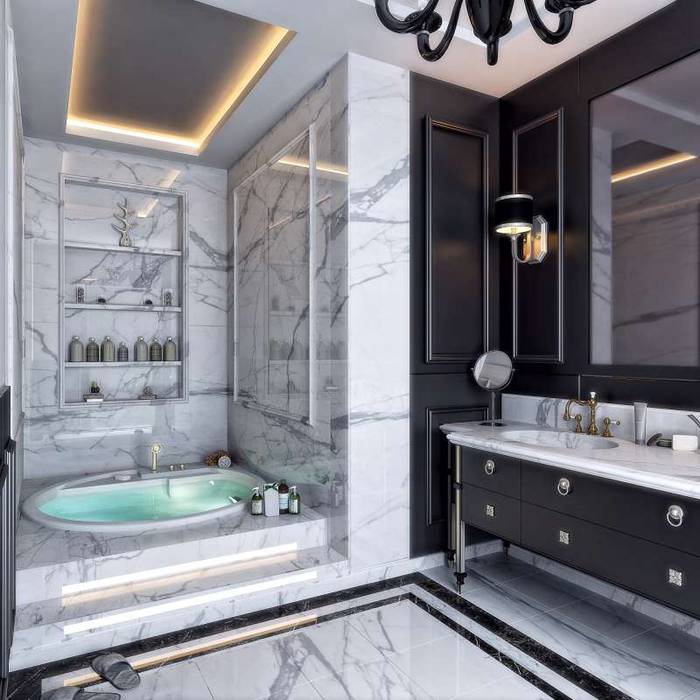 Villa Balıkesir, VERO CONCEPT MİMARLIK VERO CONCEPT MİMARLIK Modern Bathroom bathroom