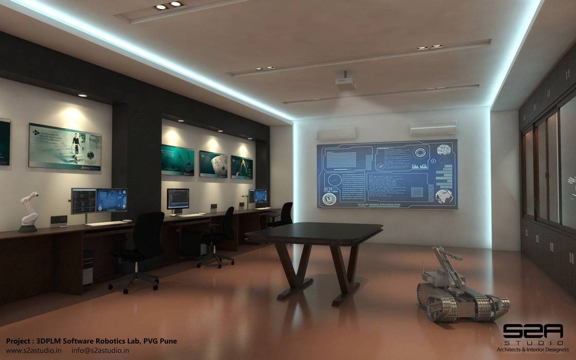 3DPLM Software Robotics Lab, S2A studio S2A studio مساحات تجارية مدارس