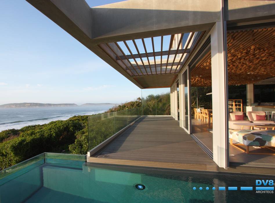 Plettenberg Bay - Beach House, DV8 Architects DV8 Architects Piscinas modernas