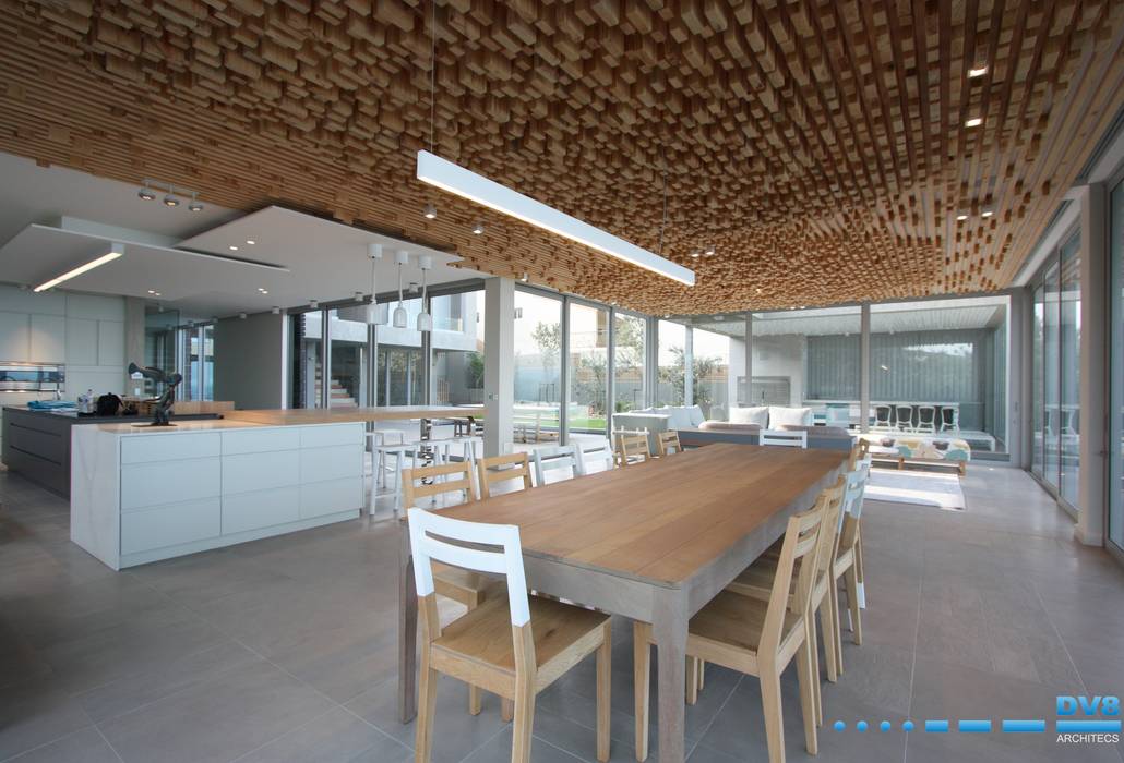 Plettenberg Bay - Beach House, DV8 Architects DV8 Architects ห้องทานข้าว