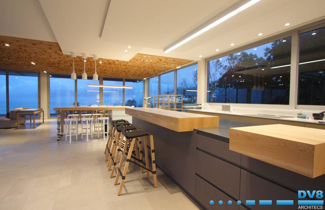Plettenberg Bay - Beach House, DV8 Architects DV8 Architects Cocinas de estilo moderno