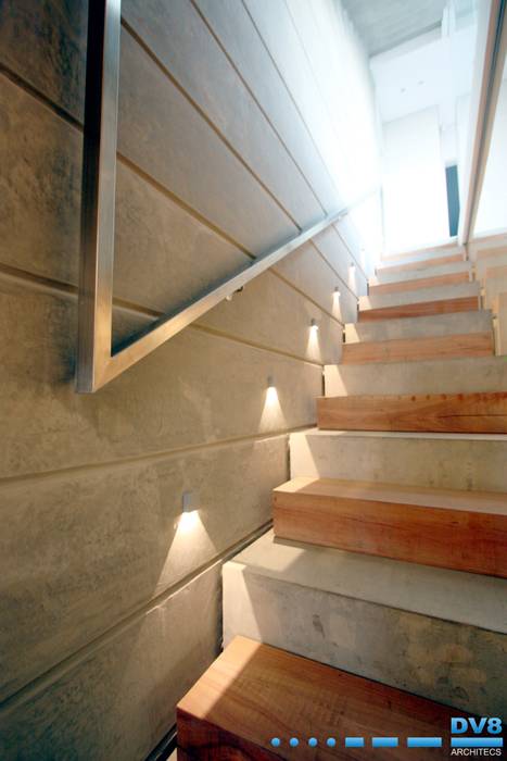 Plettenberg Bay - Beach House, DV8 Architects DV8 Architects Pasillos, vestíbulos y escaleras modernos