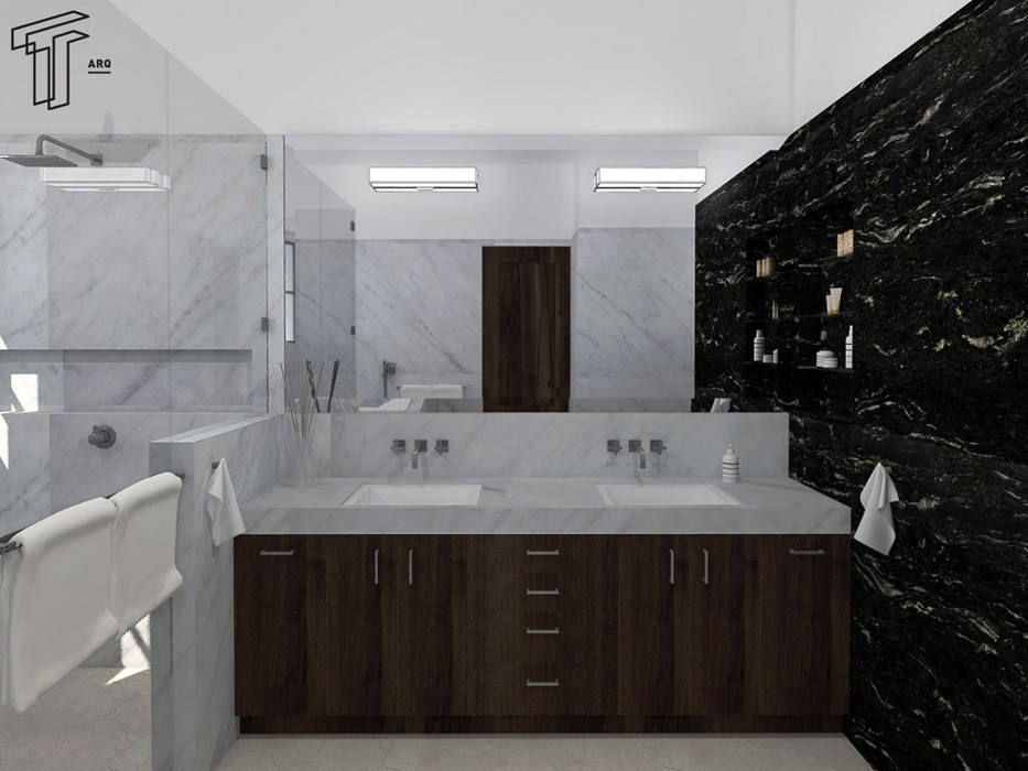 JPB, TAMEN arquitectura TAMEN arquitectura Modern Bathroom