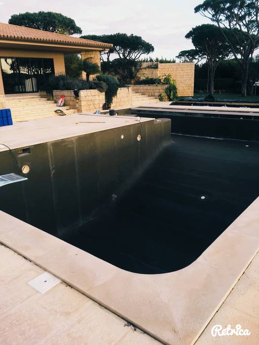 Remodelação Piscina Betão (EZARRI) / Concrete Pool Remodeling (EZARRI), Paisagem Adequada LDA Paisagem Adequada LDA