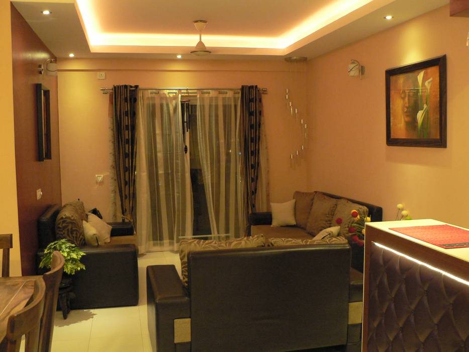 Bangalore Home Interior Portfolio, Nandita Manwani Nandita Manwani Salon moderne