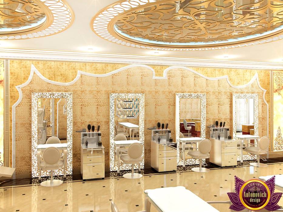 ​Beauty salon Design of Katrina Antonovich, Luxury Antonovich Design Luxury Antonovich Design Ausgefallener Spa