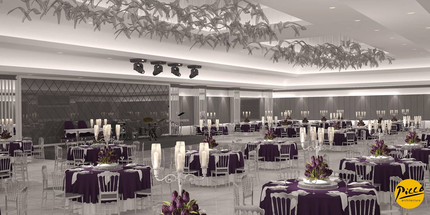 Serenat Wedding Hall Salon Pıcco Desıgn & Archıtecture Ticari alanlar Etkinlik merkezleri