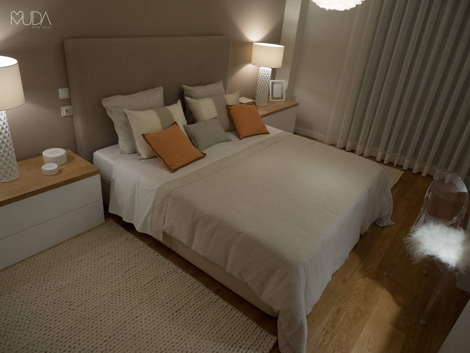 CB Apartment - Lisbon, MUDA Home Design MUDA Home Design Modern style bedroom