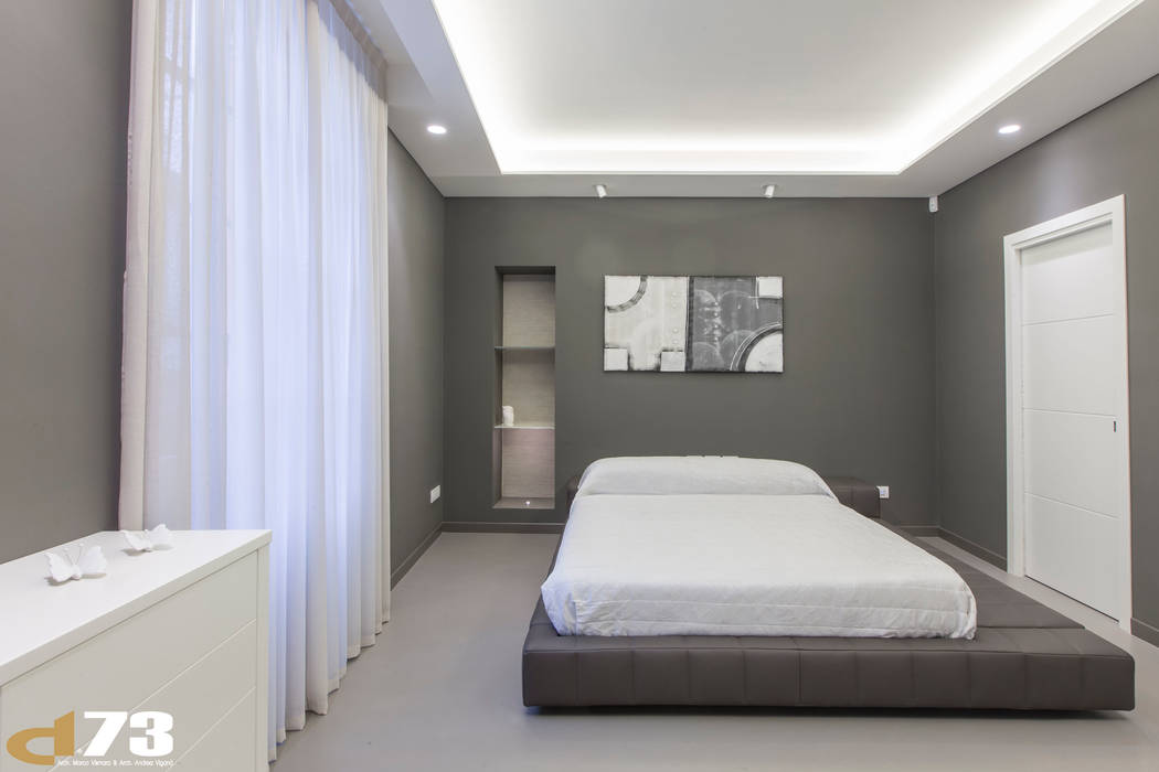 Appartamento privato pieno di luce, Studio D73 Studio D73 Dormitorios de estilo moderno