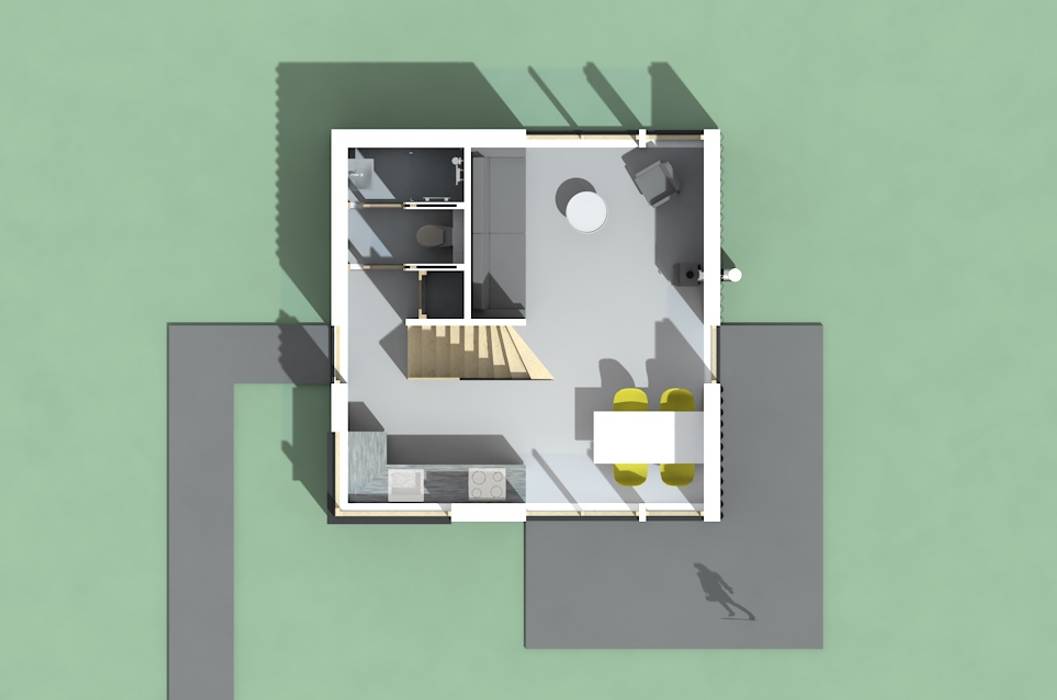 Plattegrond beganegrond Kwint architecten