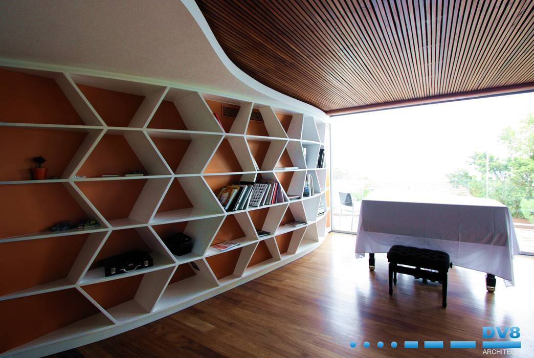 Preller Clifton, DV8 Architects DV8 Architects Modern living room