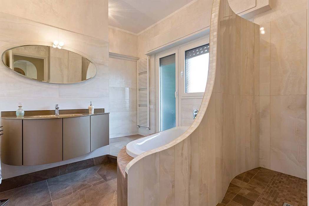 Ristrutturazione appartamento Roma, Prenestino, Facile Ristrutturare Facile Ristrutturare Modern bathroom