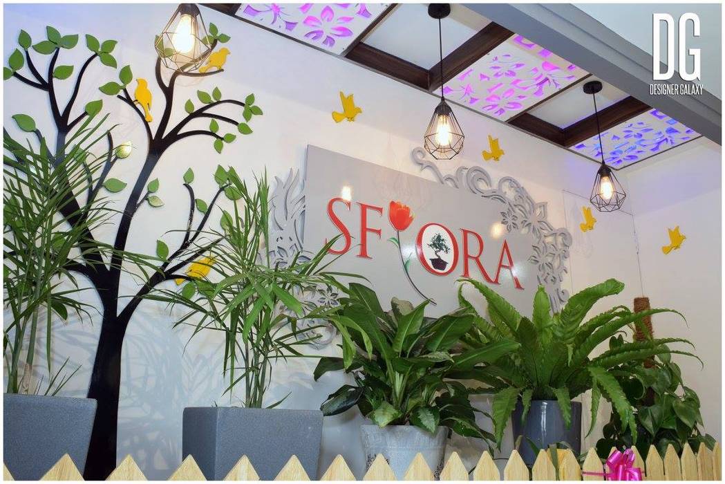 SFLORA, DESIGNER GALAXY DESIGNER GALAXY Commercial spaces Offices & stores