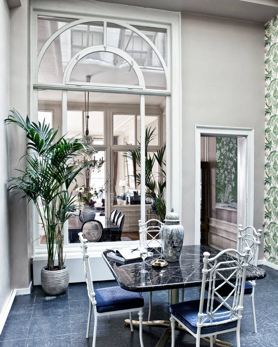 Canal Residence Amsterdam, Ethnic Chic - Home Couture Ethnic Chic - Home Couture Eclectische keukens