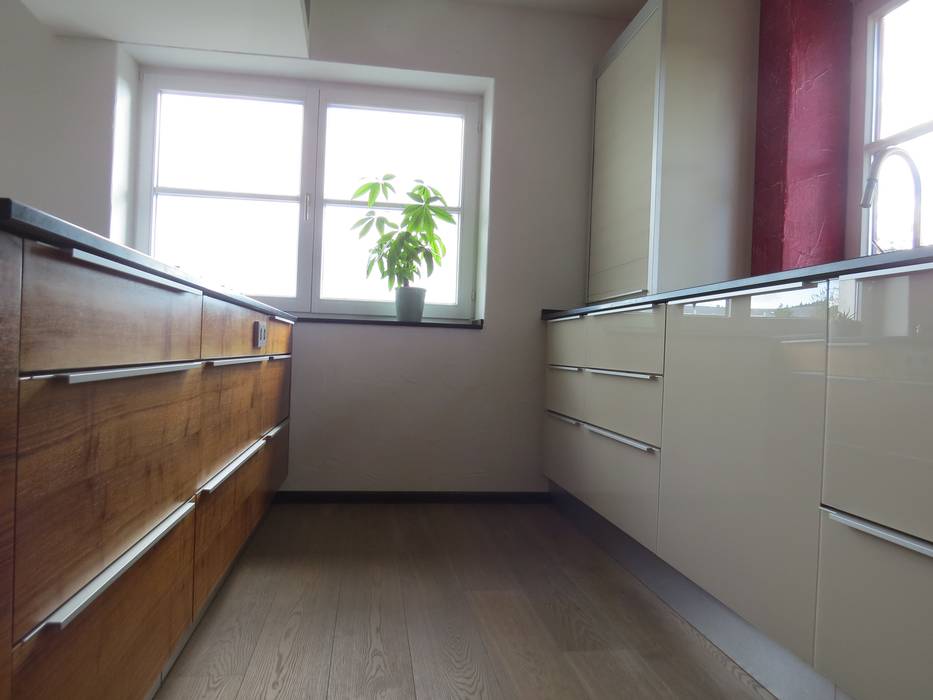 Küchenfront weiß-glas der möbelmacher kücheschränke und regale glas