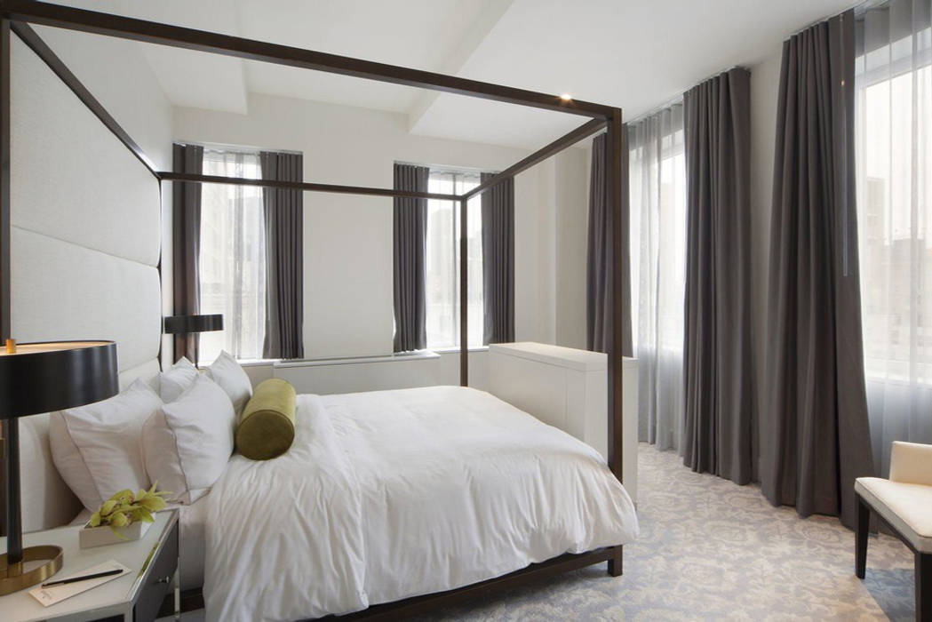 Penthouses and Guestrooms, Joe Ginsberg Design Joe Ginsberg Design Cuartos de estilo moderno