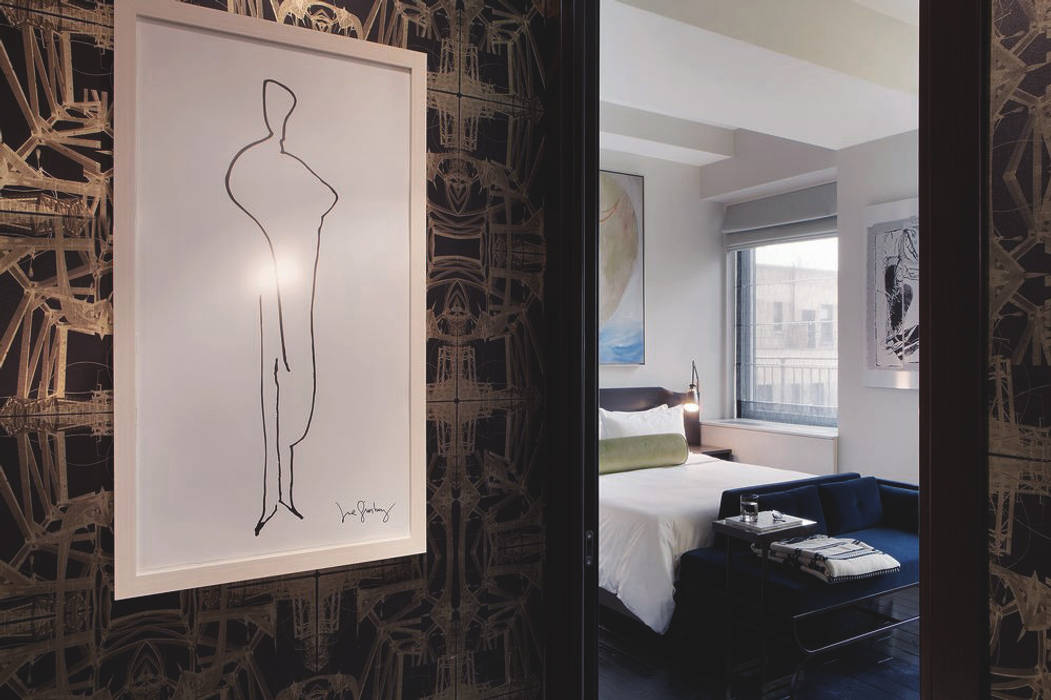 Penthouses and Guestrooms, Joe Ginsberg Design Joe Ginsberg Design Chambre moderne