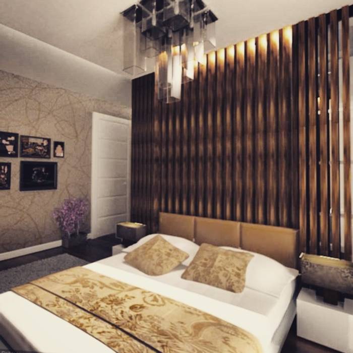 Yatak odası dekorasyonu ML MIMARLIK VE DEKORASYON Modern Yatak Odası