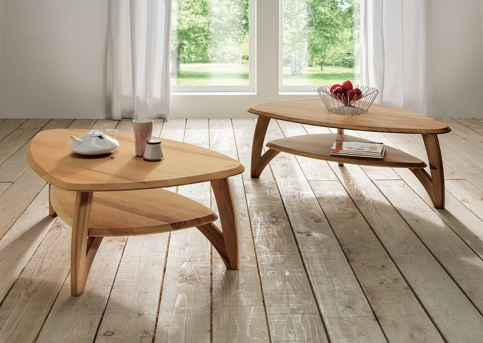 Natürliches Wohnzimmer , allnatura allnatura Living room Side tables & trays