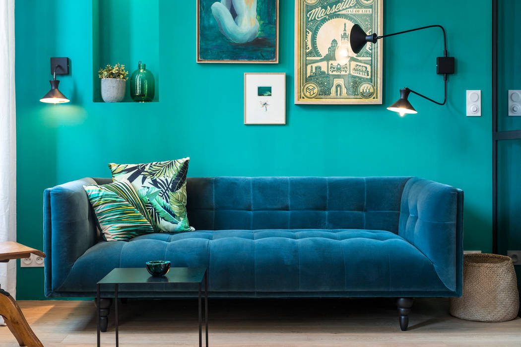 Blue Velvet, Insides Insides Eclectic style living room