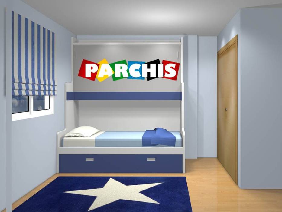 MONTAJES REALIZADOS POR MUEBLES PARCHIS. MUEBLES JUVENILES, Muebles Parchis. Dormitorios Juveniles. Muebles Parchis. Dormitorios Juveniles. Modern Bedroom