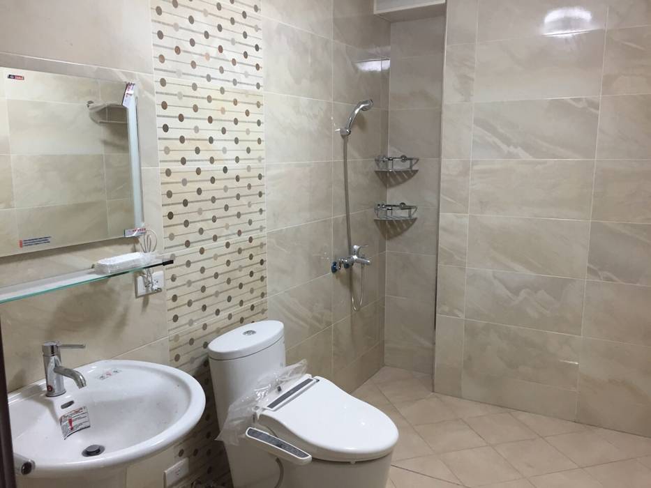 房屋新建 整修修繕 農舍別墅 景觀工程 homify Classic style bathroom Tiles