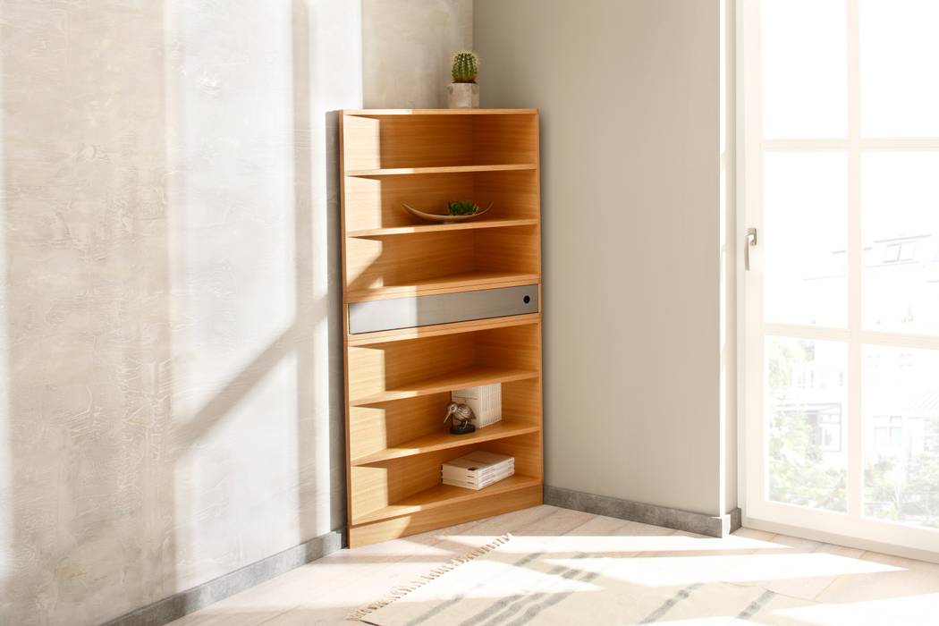 homify Ruang Keluarga Modern Kayu Wood effect Storage