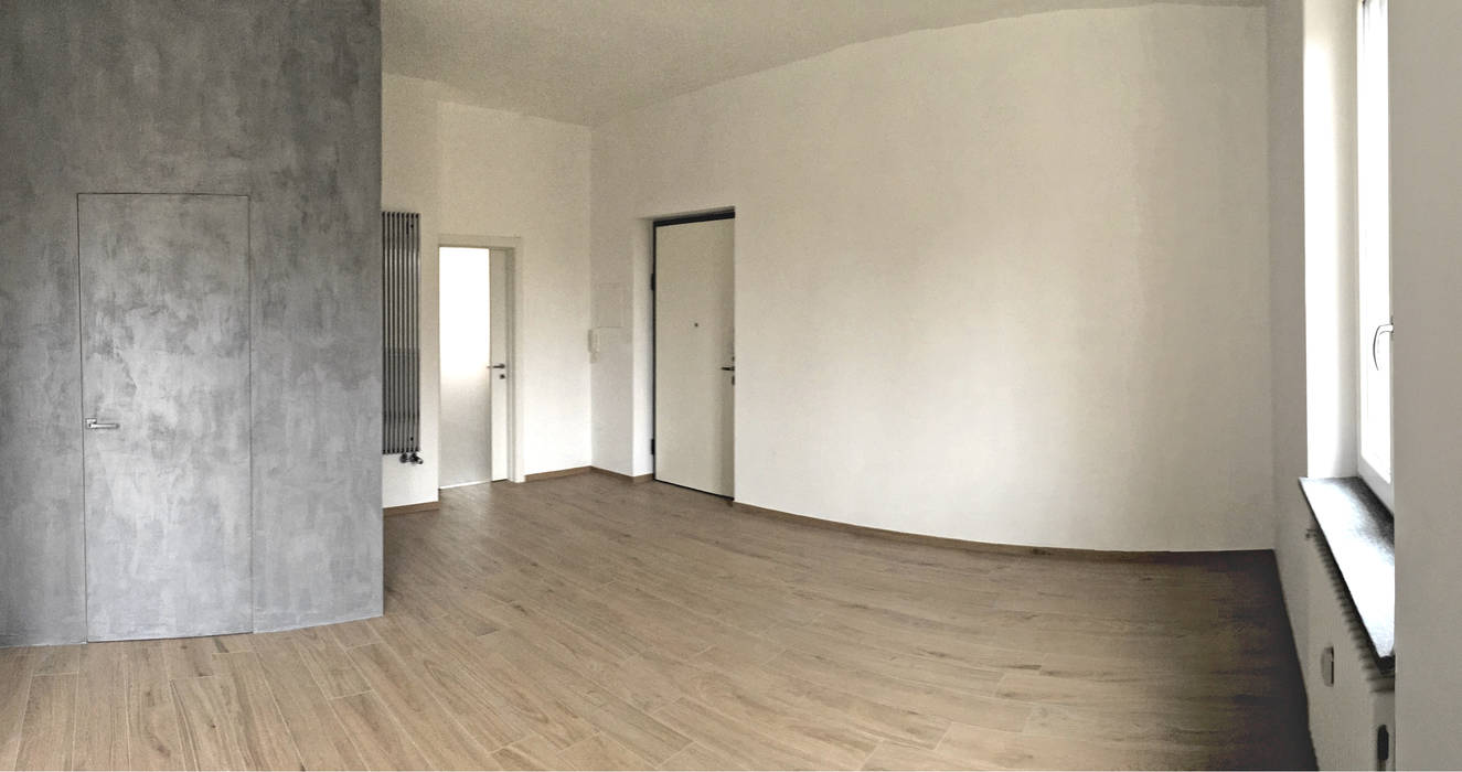 APPARTAMENTO IN CUNEO NUOVA [CN], Aulaquattro Aulaquattro Corredores, halls e escadas modernos