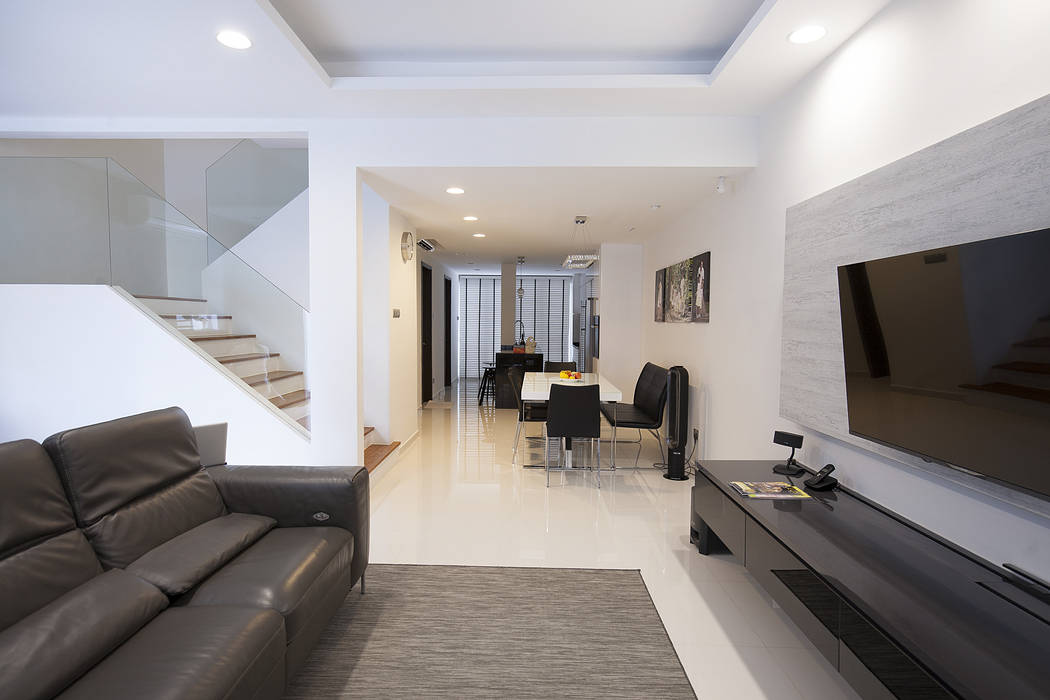 Soo Chow Graden Modern Dining Room By Renozone Interior Design