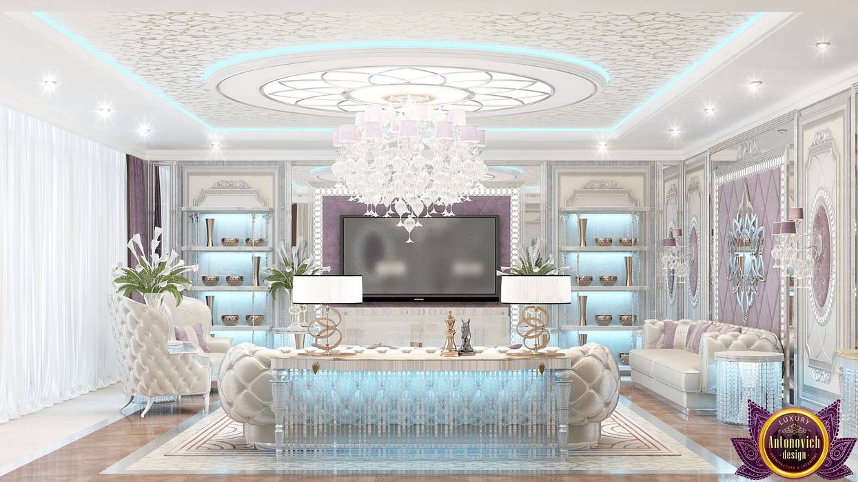 ​ Colorful interiors of Katrina Antonovich, Luxury Antonovich Design Luxury Antonovich Design Living room