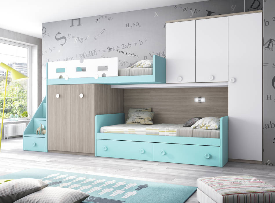 homify Dormitorios infantiles de estilo mediterráneo