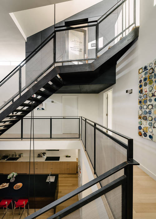 Fitty Wun, Feldman Architecture Feldman Architecture Modern Corridor, Hallway and Staircase