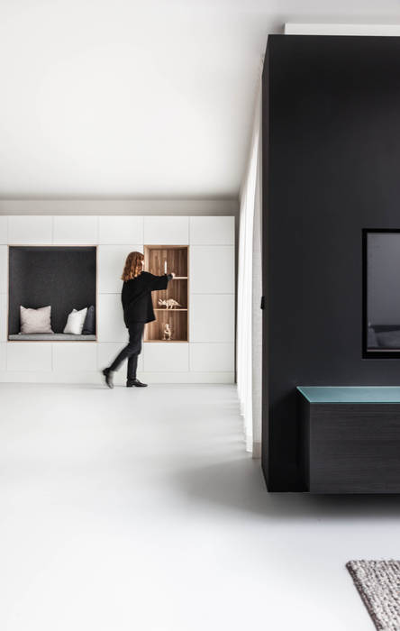 Woonhuis | Leiden Design Studio Nu Scandinavische woonkamers Hout Hout