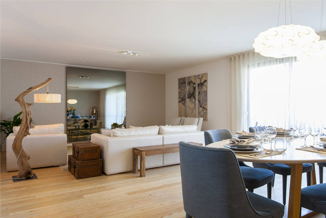 Sala Comum Traço Magenta - Design de Interiores Salas de estar modernas Acessórios e Decoração