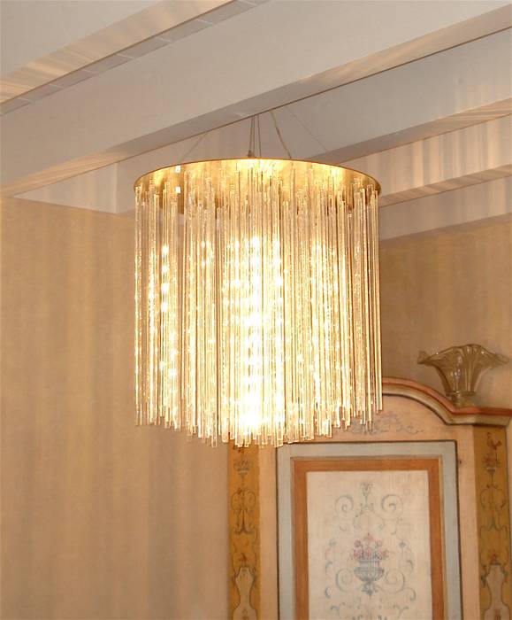 Rain Chandeliers, Le Meduse s.a.s. Le Meduse s.a.s. Commercial spaces Office spaces & stores