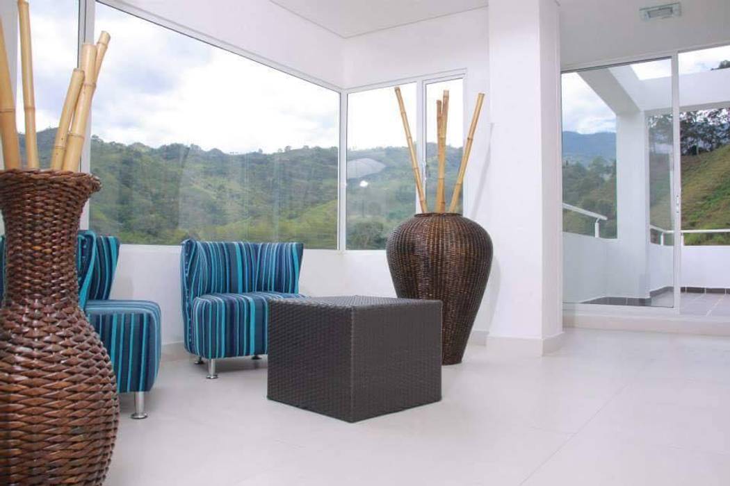 KAYROS ARQUITECTURA DISEÑO INTERIOR Living roomAccessories & decoration Flax/Linen