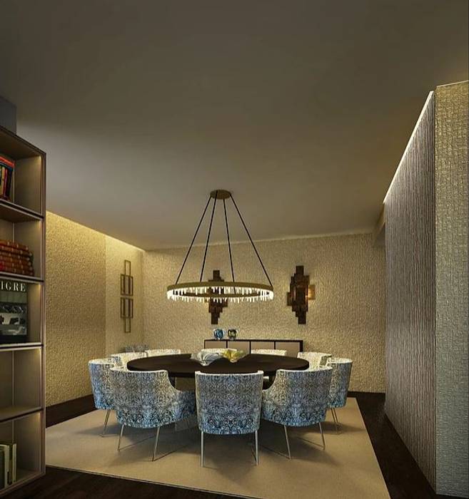 Moradia de 3 pisos no Restelo, FEMMA Interior Design FEMMA Interior Design Modern dining room