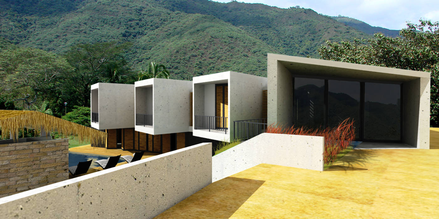 CASA L2_ San Jerónimo - Antioquia, @tresarquitectos @tresarquitectos Minimalist house