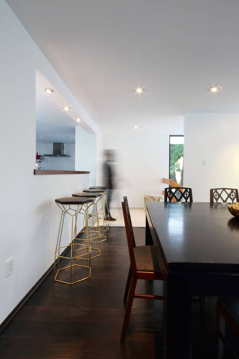 Ampliación de casa en Ciudad de Mexico - Casa BG, All Arquitectura All Arquitectura Comedores minimalistas