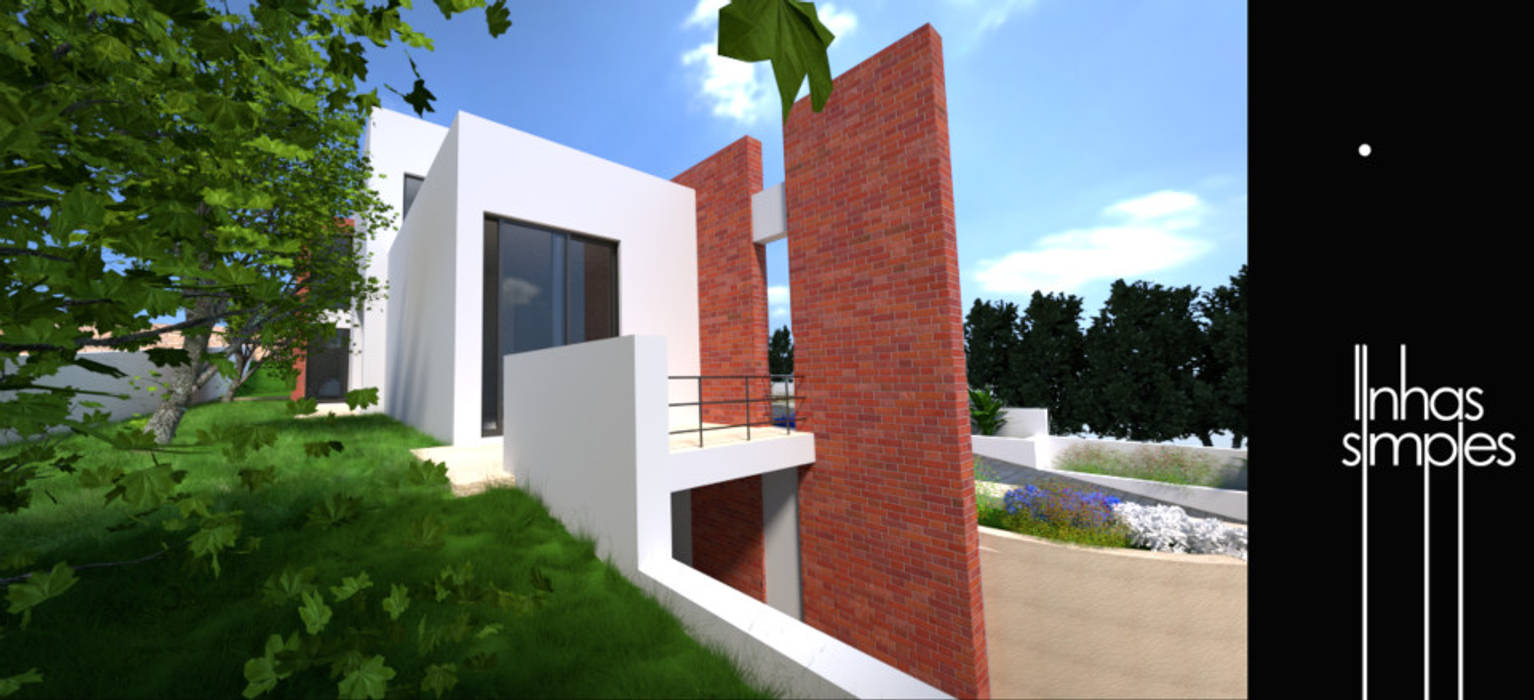 Modern houses by Linhas Simples Modern