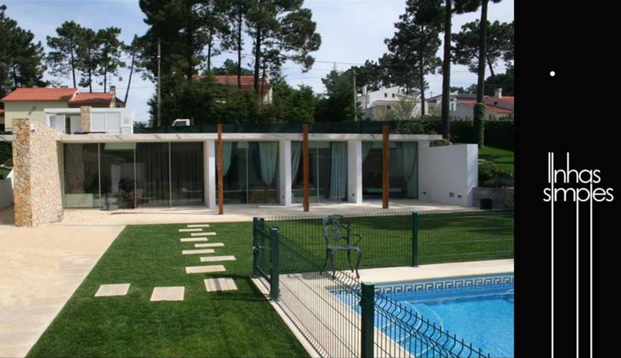 Moradia unifamiliar / Dwelling, Linhas Simples Linhas Simples Casas de estilo moderno