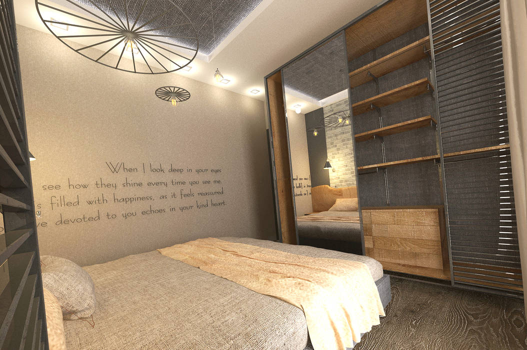 Homify modern yatak odası homify