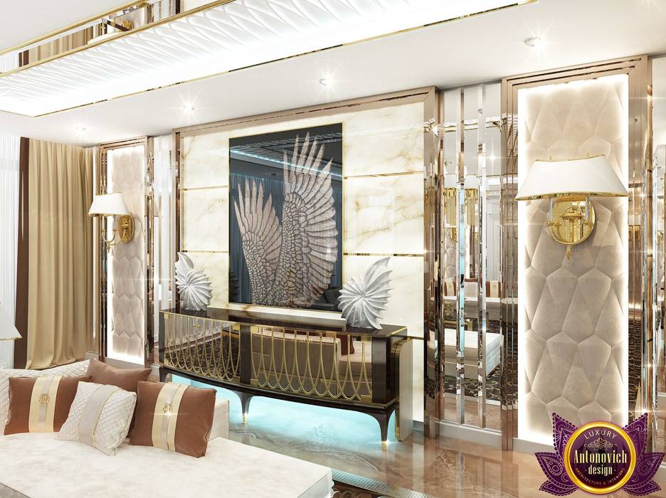 Luxury living room design ideas of Katrina Antonovich, Luxury Antonovich Design Luxury Antonovich Design Phòng khách