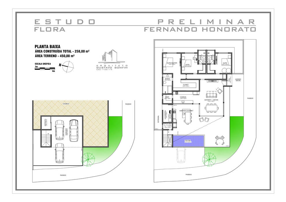 Anteprojeto Por Gustavo Bomfim Arquitetura E Urbanismo Moderno Homify