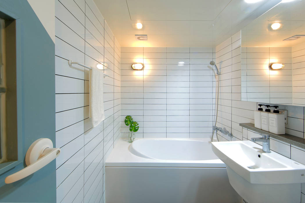 울산 J 씨 주거, designvom designvom 現代浴室設計點子、靈感&圖片