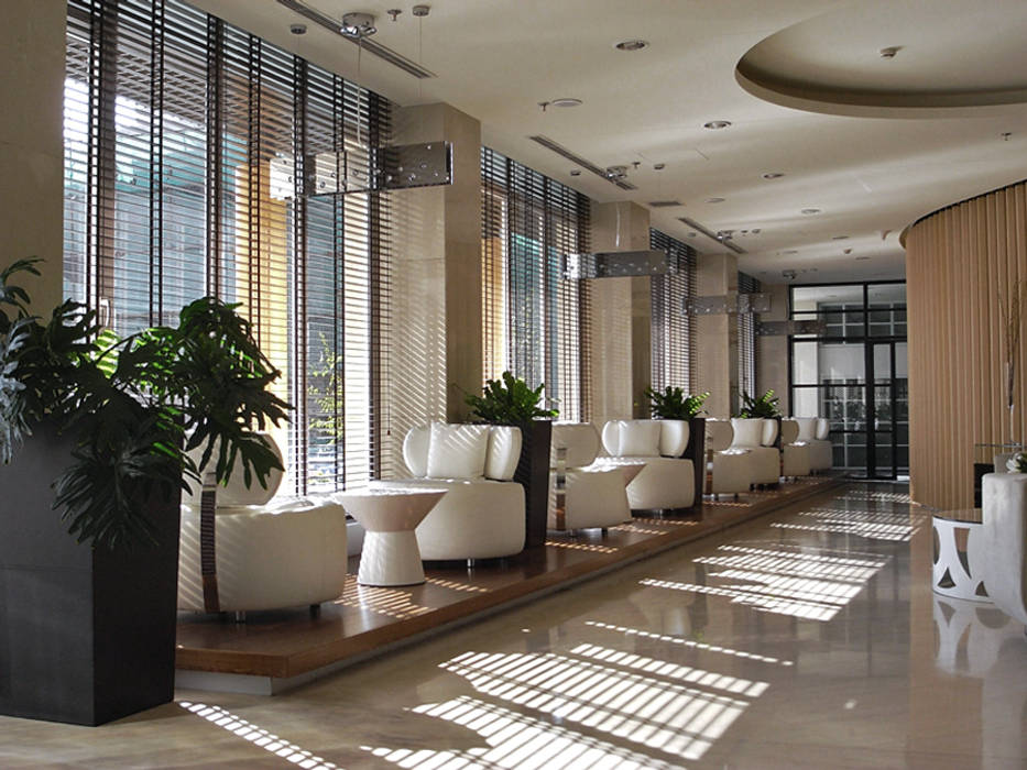 天津 格林園酒店大廳, 直譯空間設計有限公司 直譯空間設計有限公司 商业空间 飯店