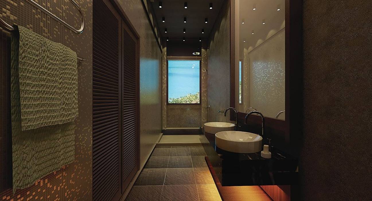 Washroom Much Creative Communication Limited Commercial spaces Wood Wood effect Washroom,Hotel,house,Hotels