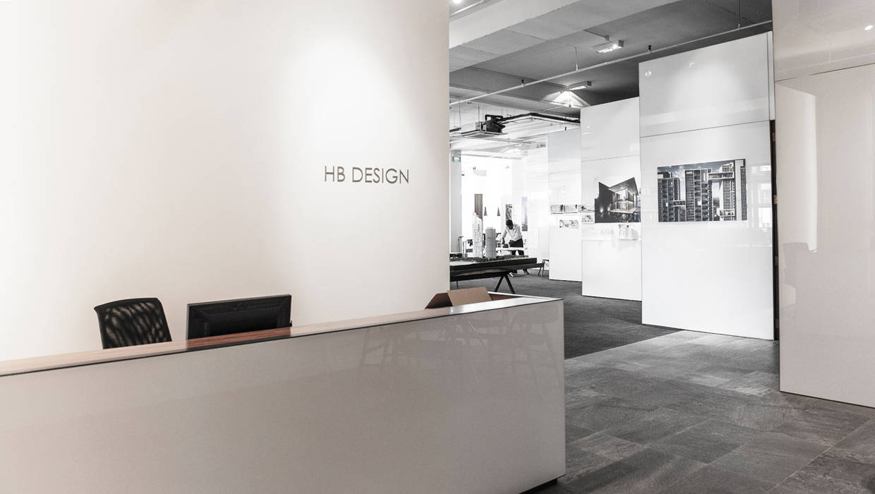 Reception HB Design Pte Ltd Commercial spaces Offices & stores